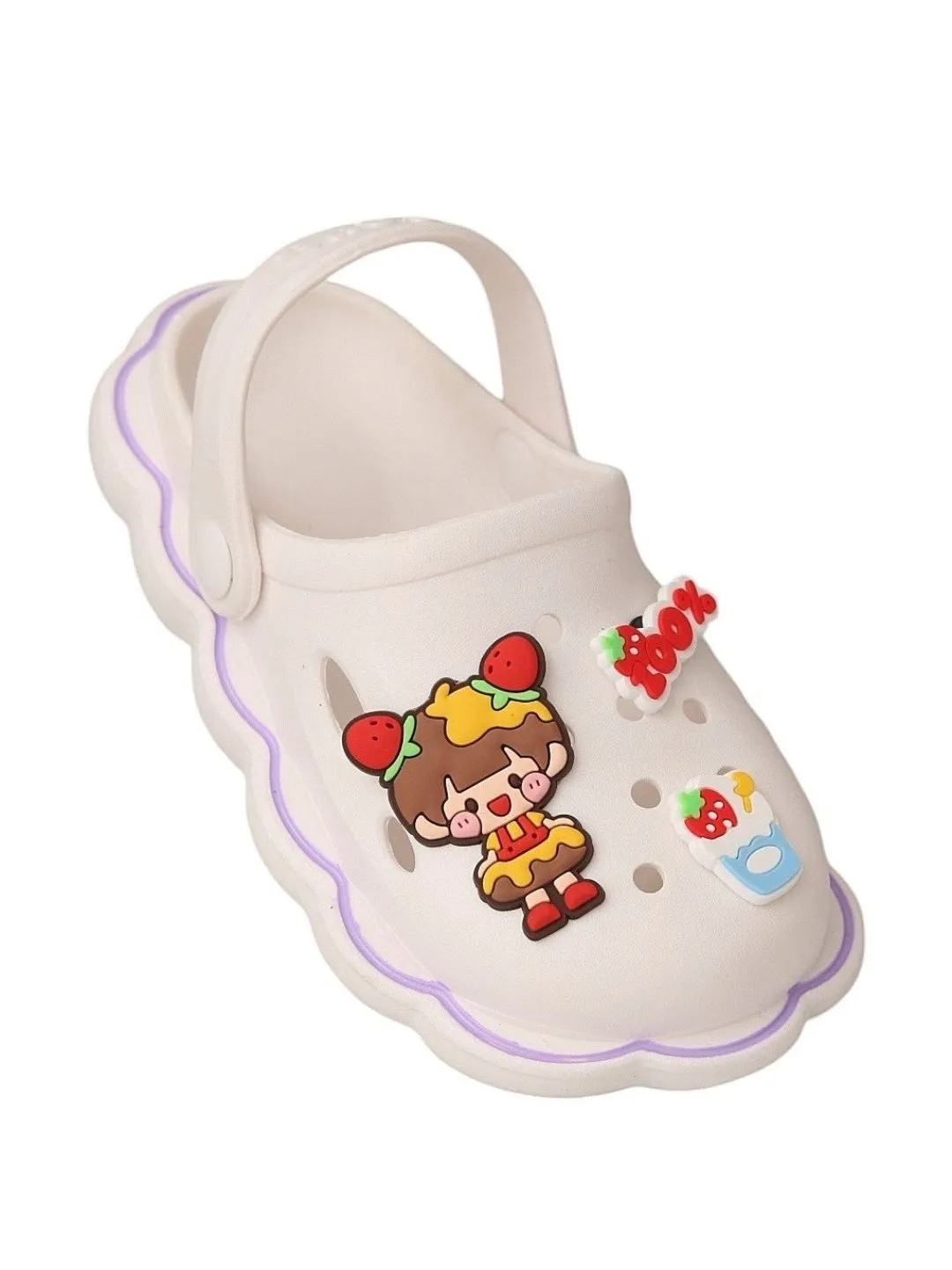 Delighful Strawberry Milkshake Clogs For Girls