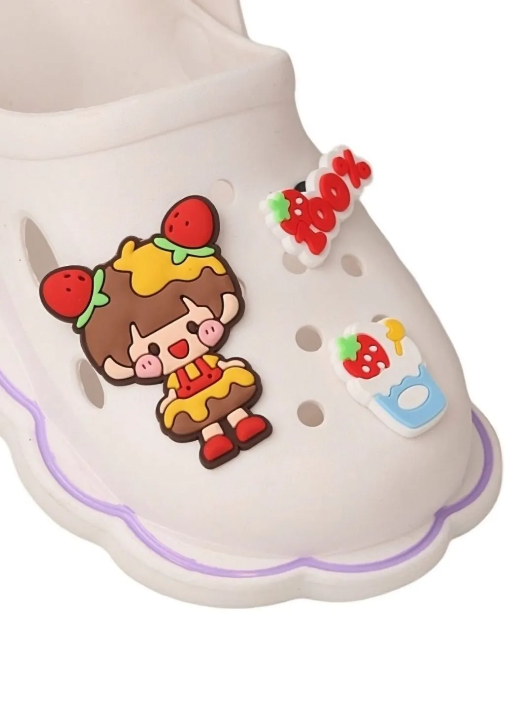 Delighful Strawberry Milkshake Clogs For Girls