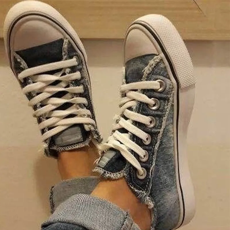 Denim canvas shoes - comfortable and stylish