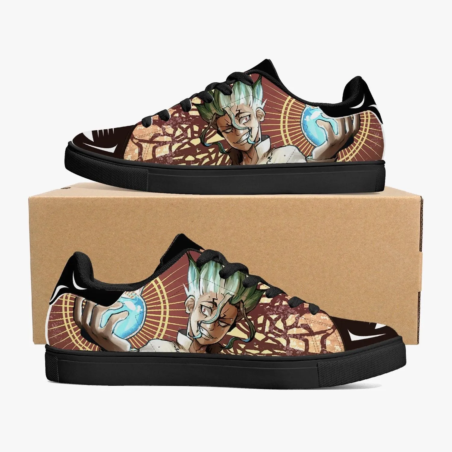 Dr Stone Senku Ishigami Skate Anime Shoes