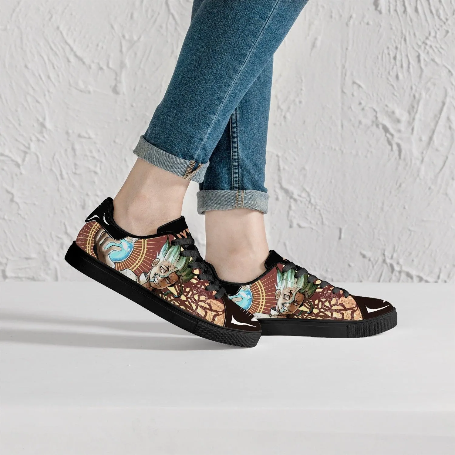 Dr Stone Senku Ishigami Skate Anime Shoes
