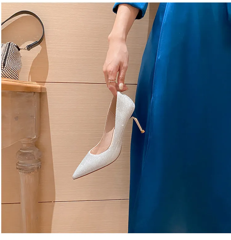 Elegant High Heels Formal Wedding Shoes