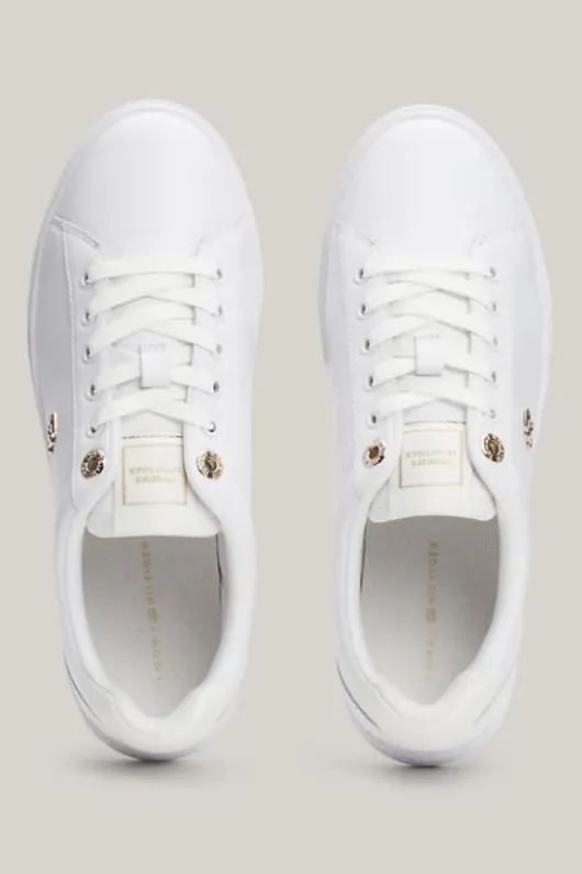 Elevated Leather Court Trainers