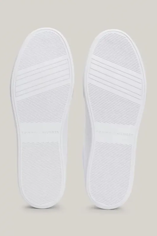 Elevated Leather Court Trainers
