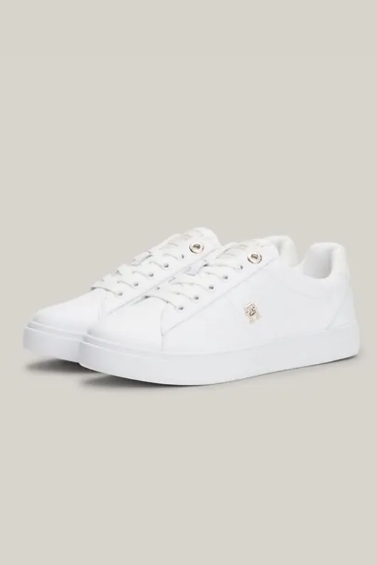 Elevated Leather Court Trainers
