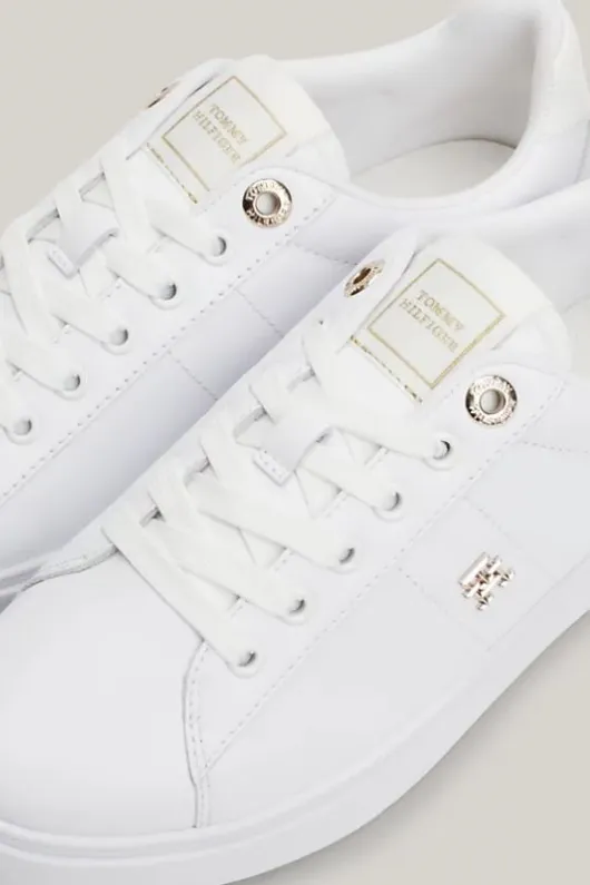 Elevated Leather Court Trainers