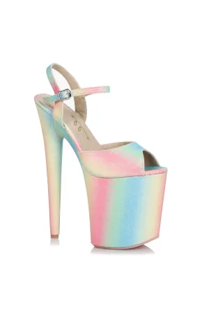 Ellie 850-BUBBLE 8" Multi Sandal