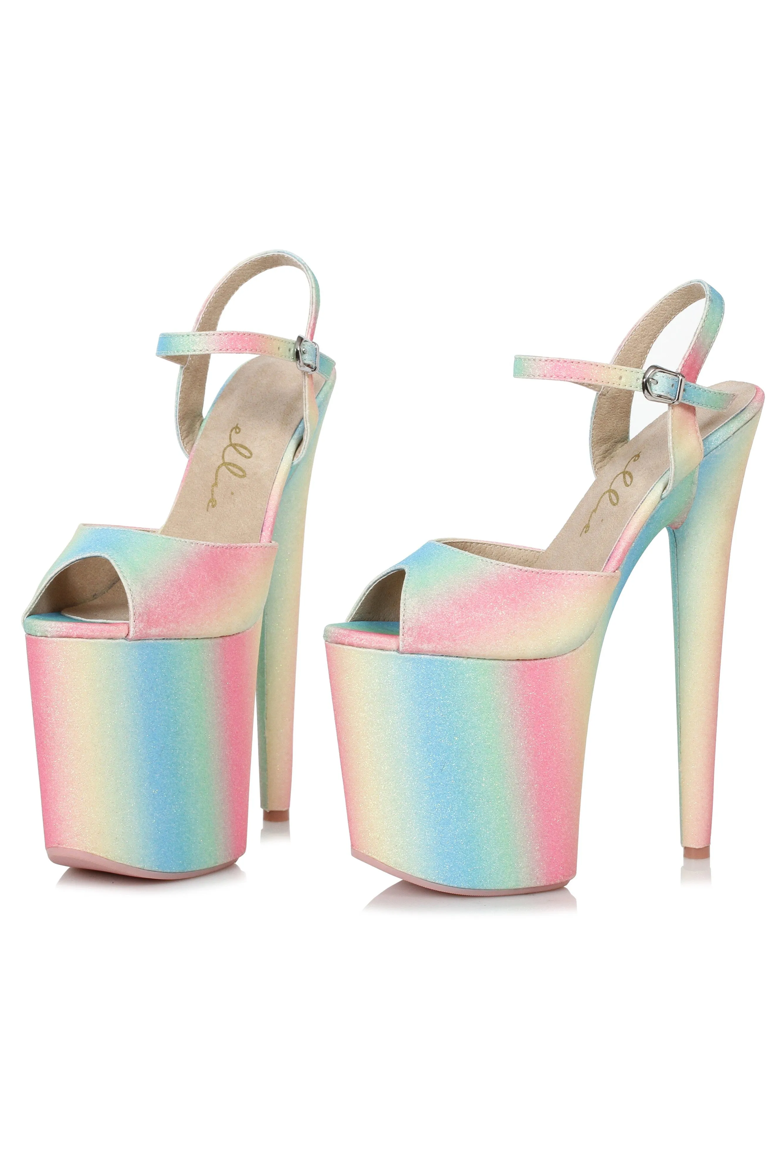 Ellie 850-BUBBLE 8" Multi Sandal