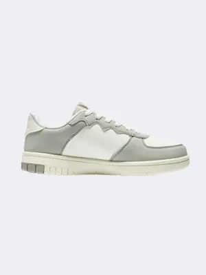Erke Skateboard Women Lifestyle Shoes Cream White