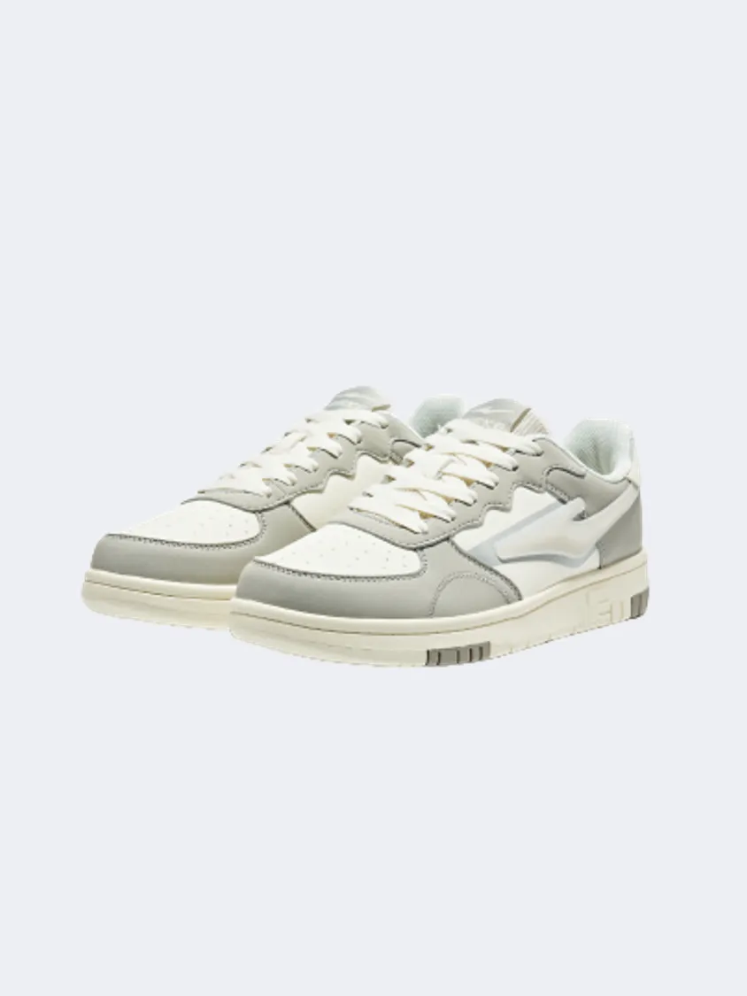 Erke Skateboard Women Lifestyle Shoes Cream White