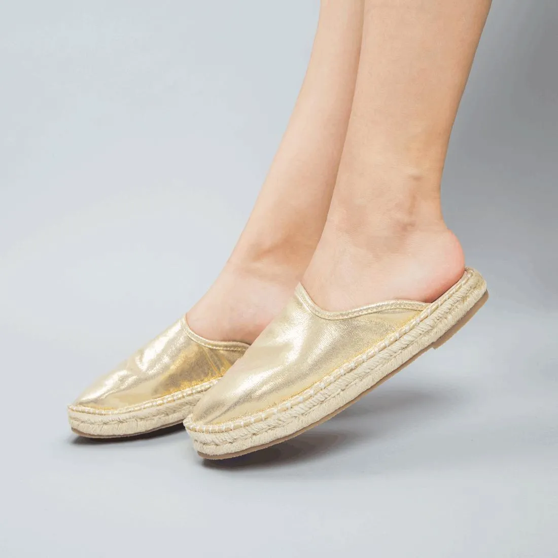 Espadrilles Lime Metal