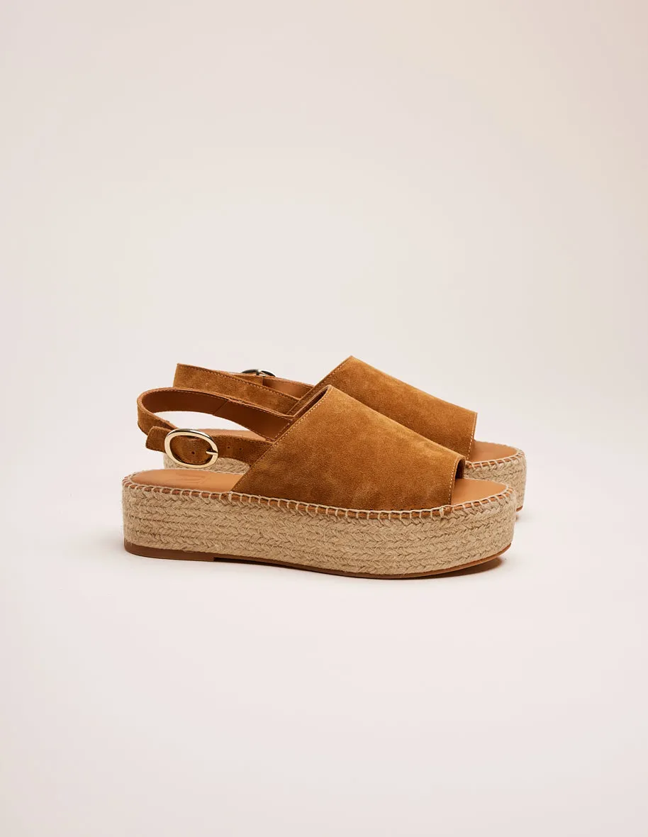 Espadrilles Maya - Suède ambre