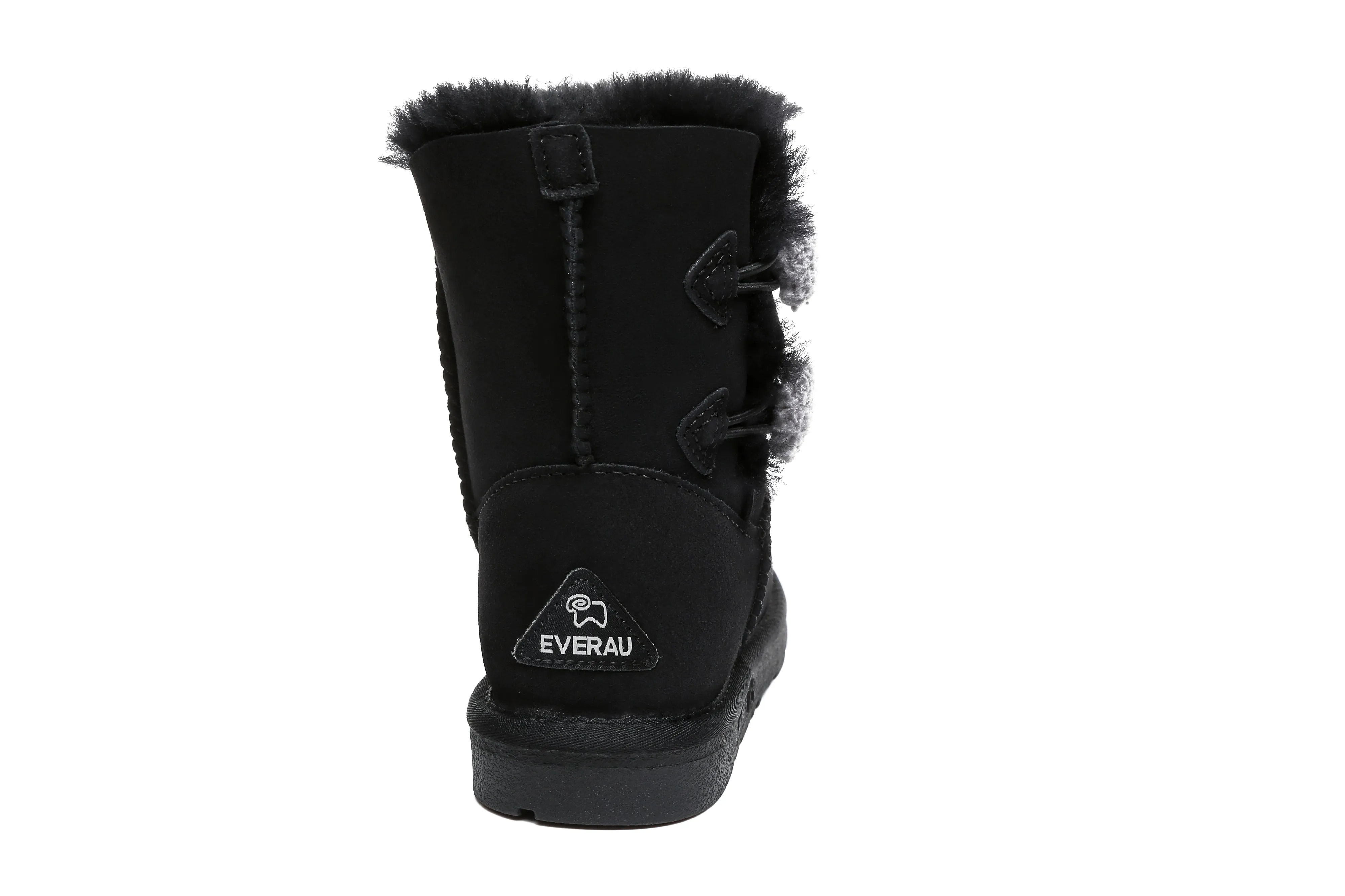 EVERAU® Mini Sheepskin Twin Button Boots Espina