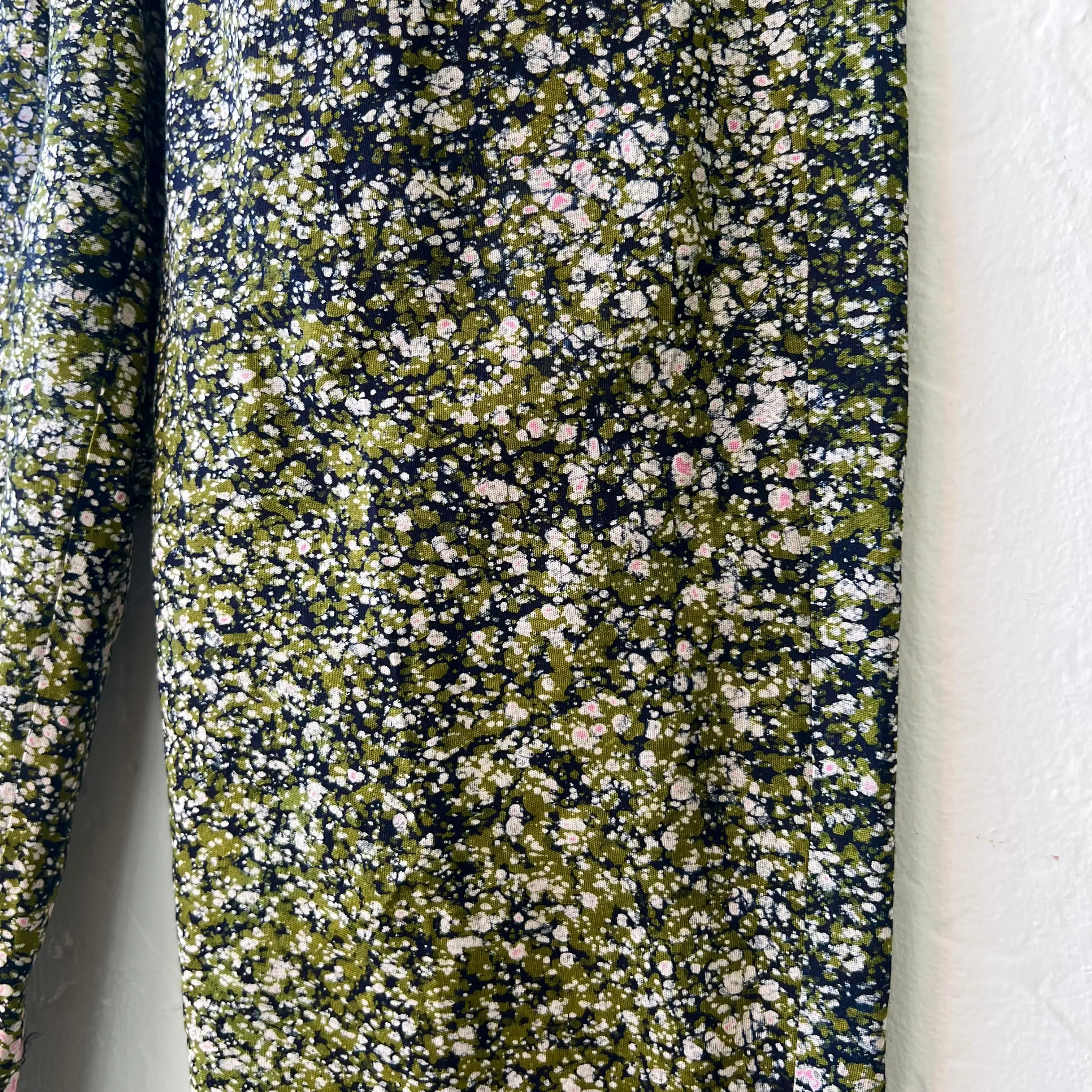 Fahari Bazaar | Lazy Pants in Green & Pink Speckle