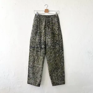 Fahari Bazaar | Lazy Pants in Green & Pink Speckle
