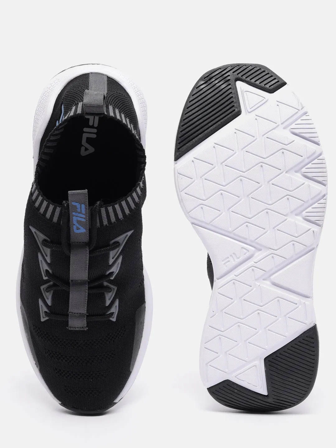 Fila Black Rotaron Men's Running Shoes