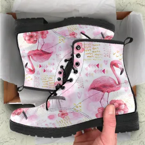 Flamingo Parrot Women's Vegan Leather Boots