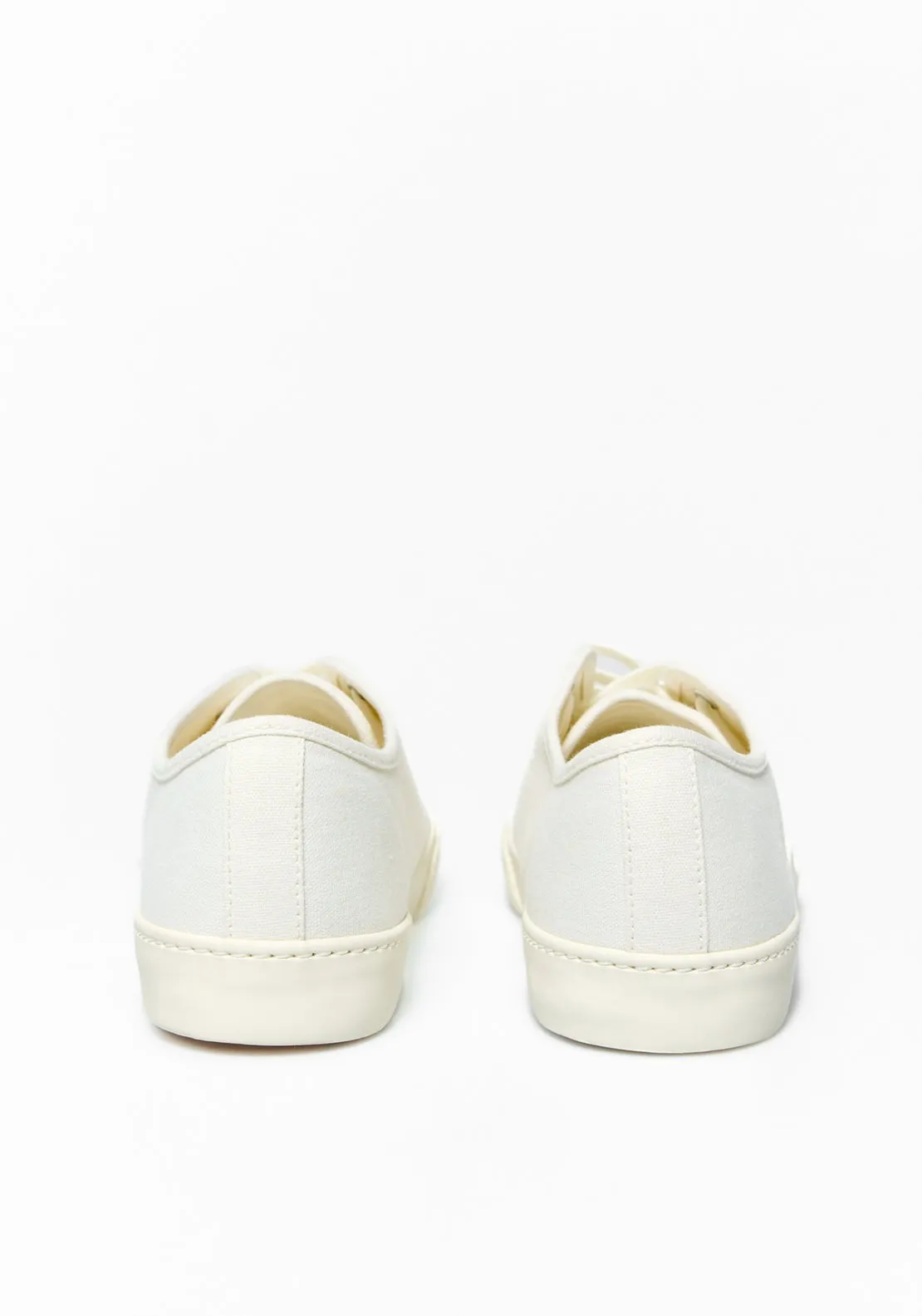 Flowers canvas trainers - Ecru