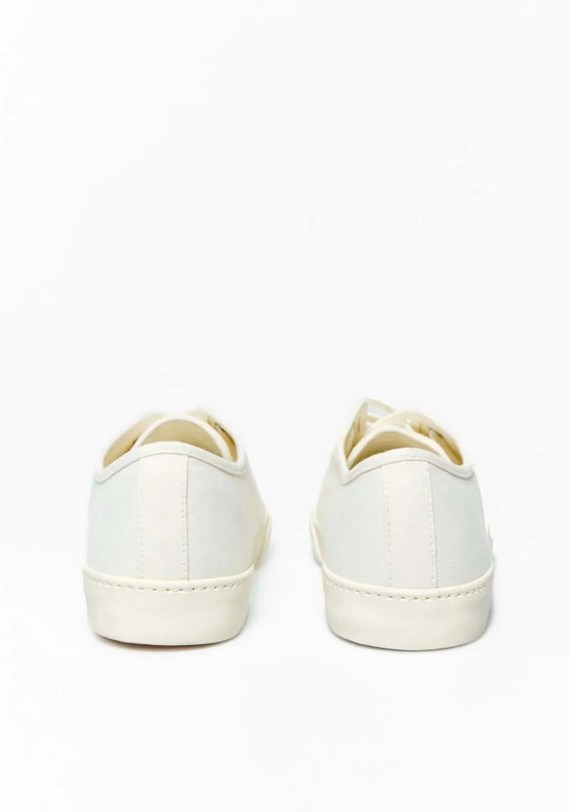 Flowers canvas trainers - Ecru