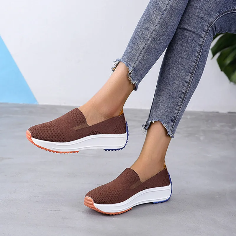 Flyknit slip-on shoes for comfort and style