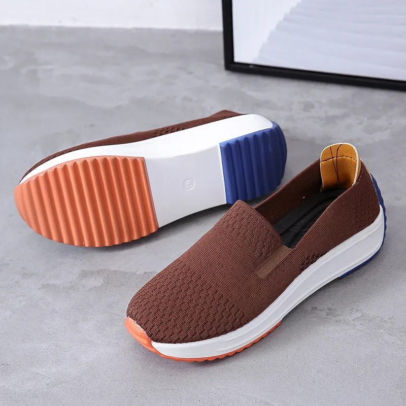 Flyknit slip-on shoes for comfort and style