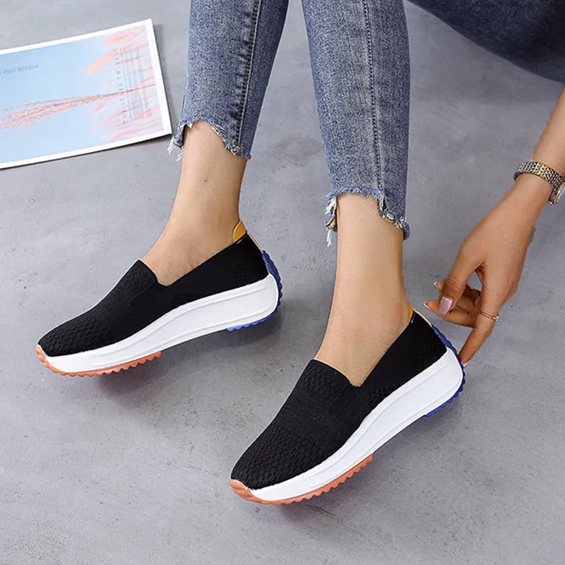 Flyknit slip-on shoes for comfort and style