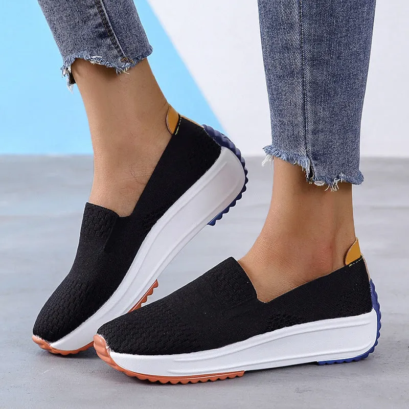 Flyknit slip-on shoes for comfort and style