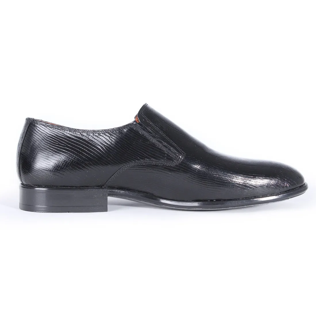 Formal shoes / 100% genuine leather – handmade black -6860