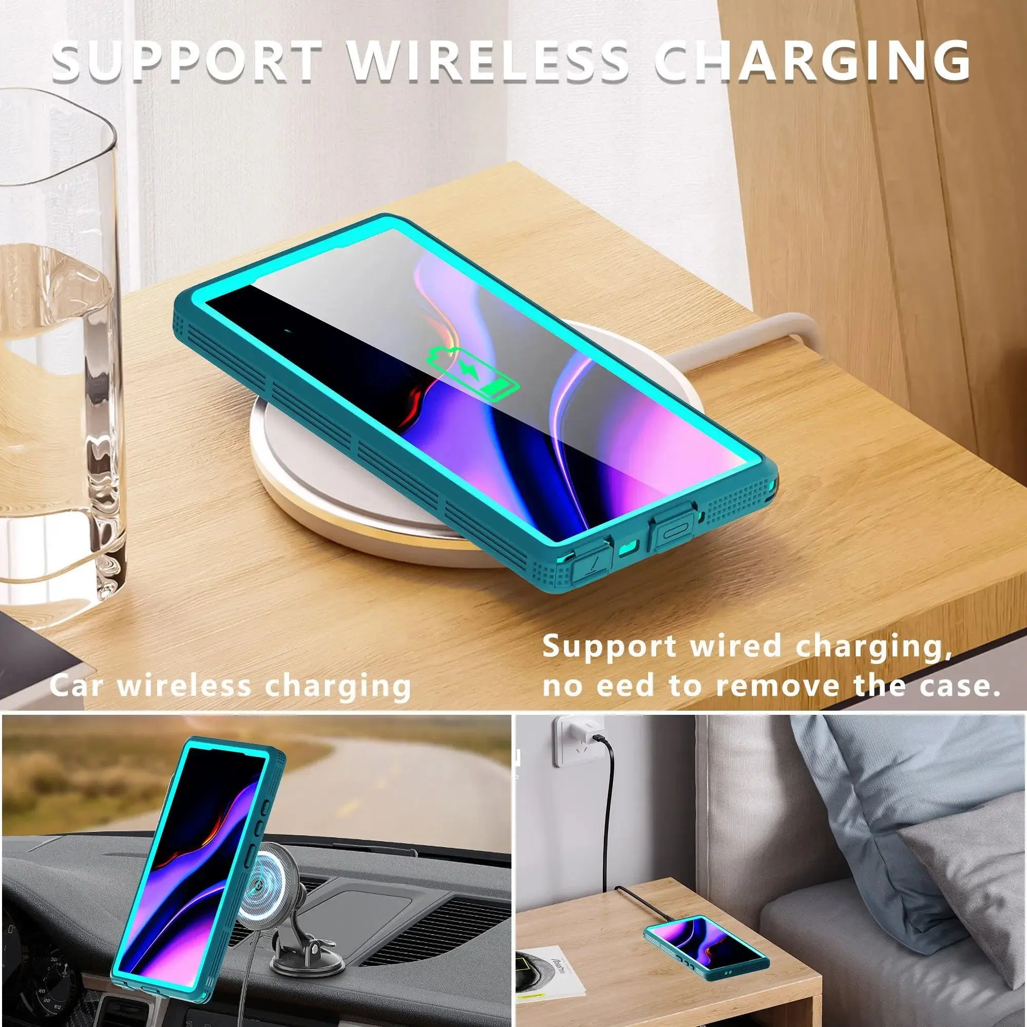 Galaxy S24 Plus IP68 Military Waterproof Case