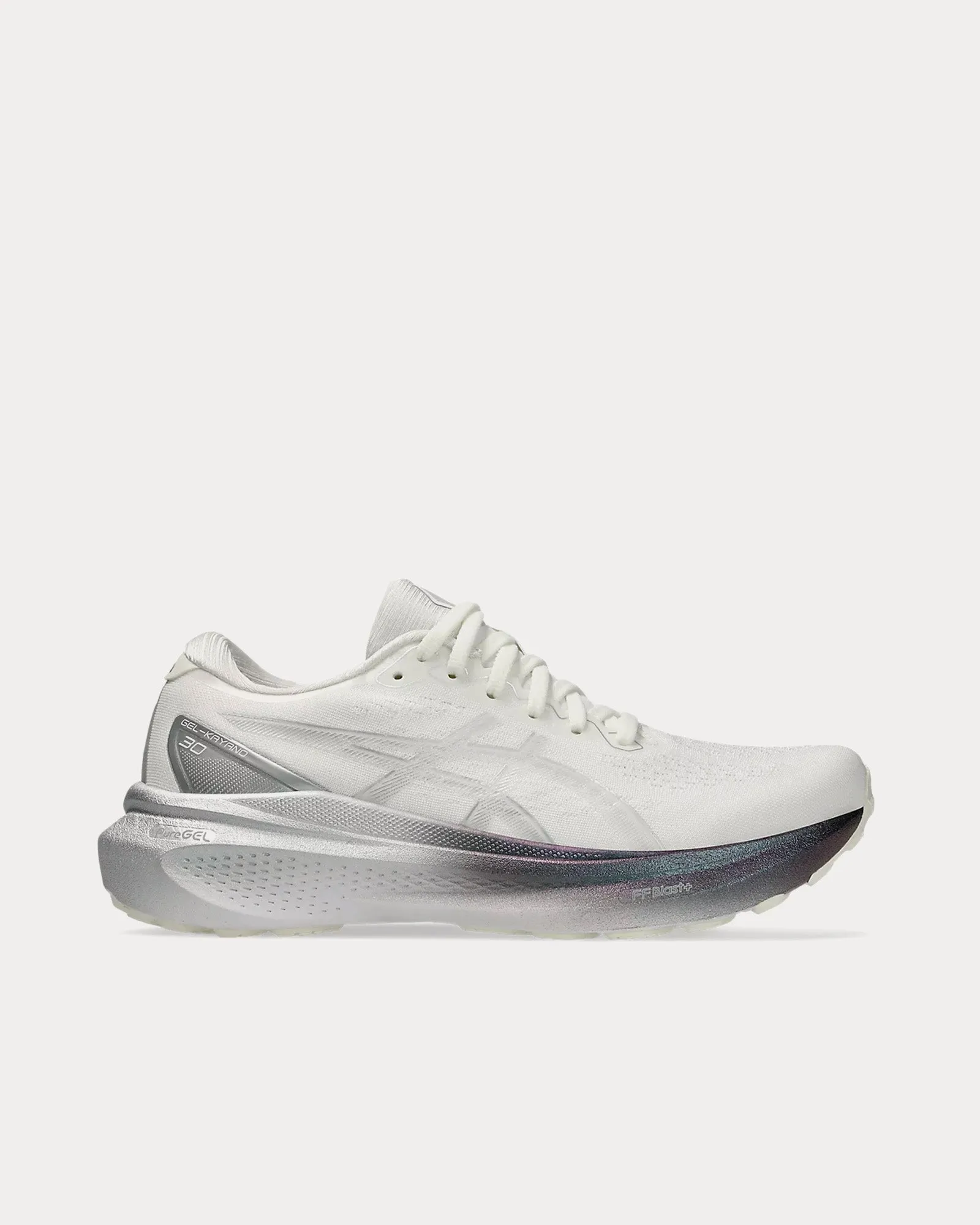 Gel-Kayano 30 Platinum Real White / Pure Silver Running Shoes