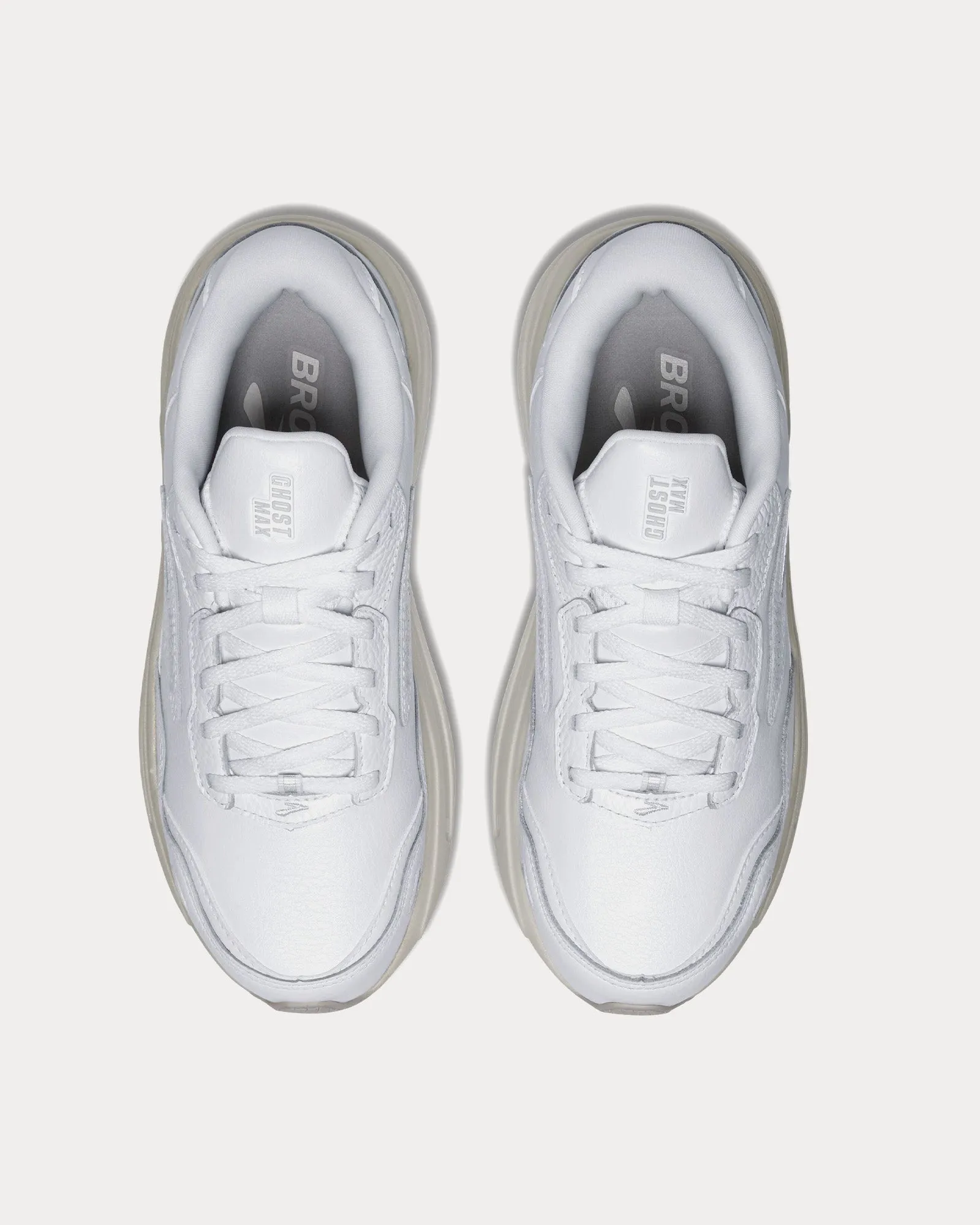 Ghost Max L White / White Low Top Sneakers