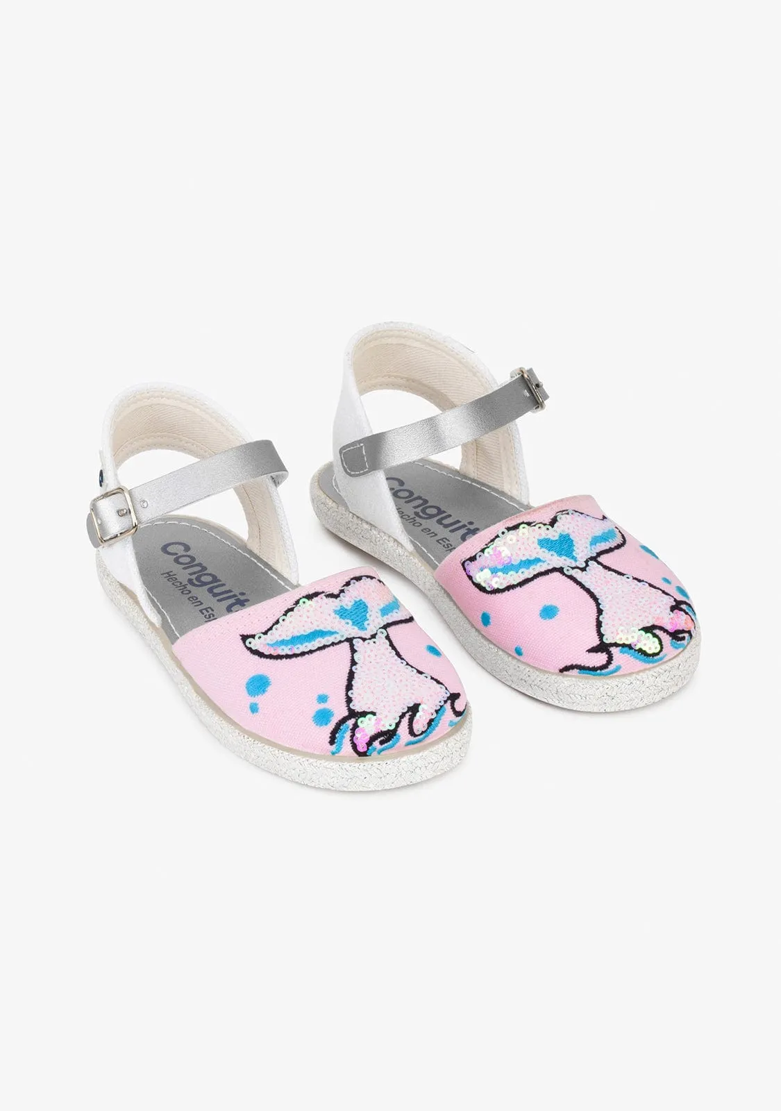 Girl's Mermaid Sequins Espadrilles