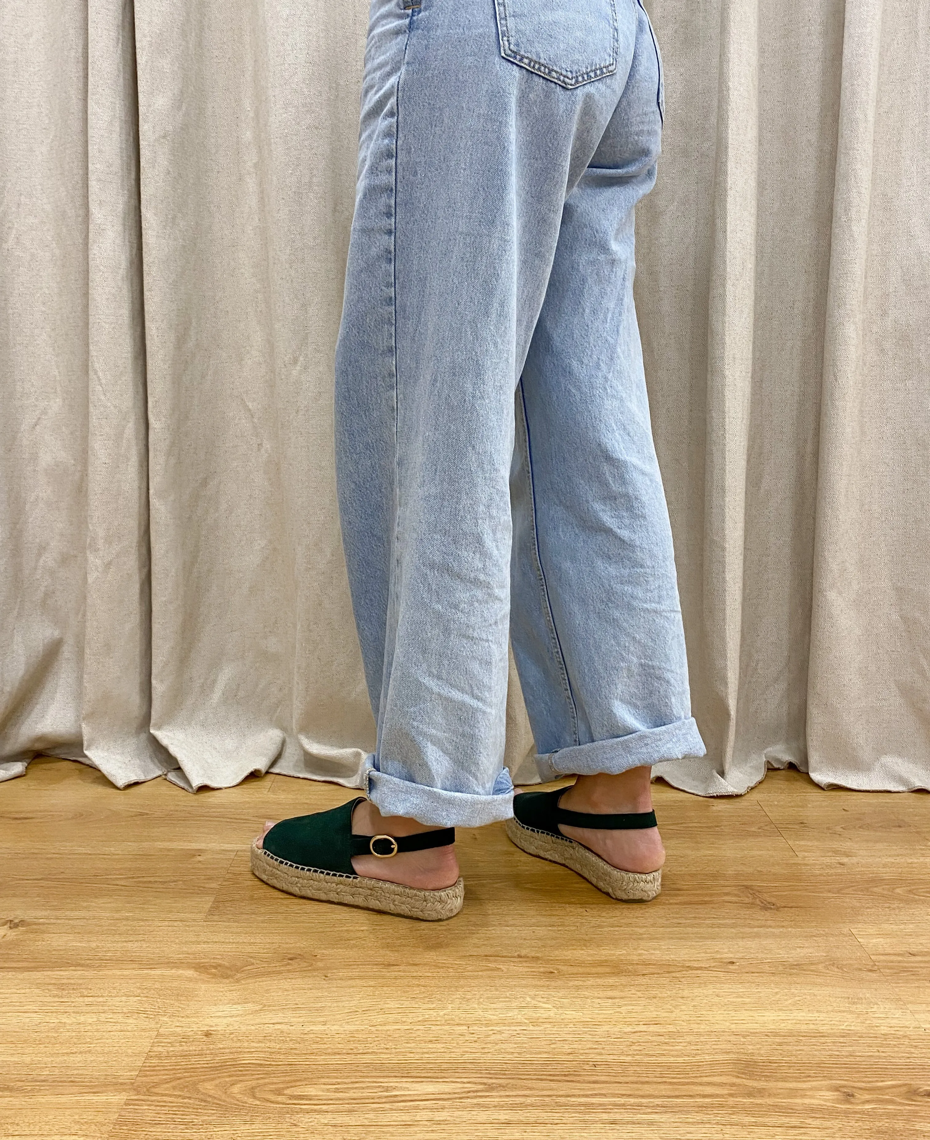 Green Strap Sandal