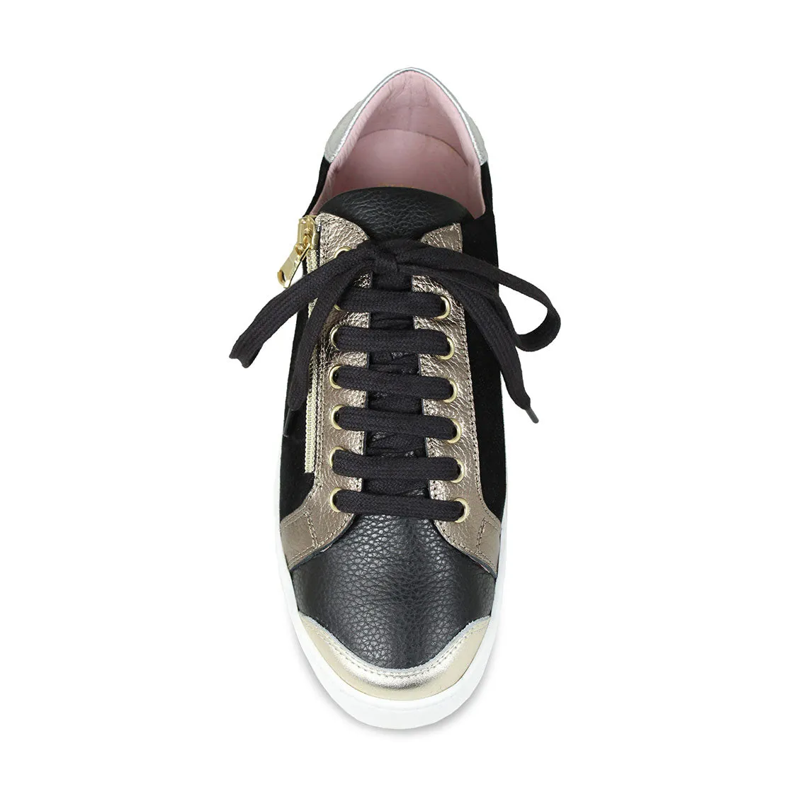 Hero: Black Leather & Metallic