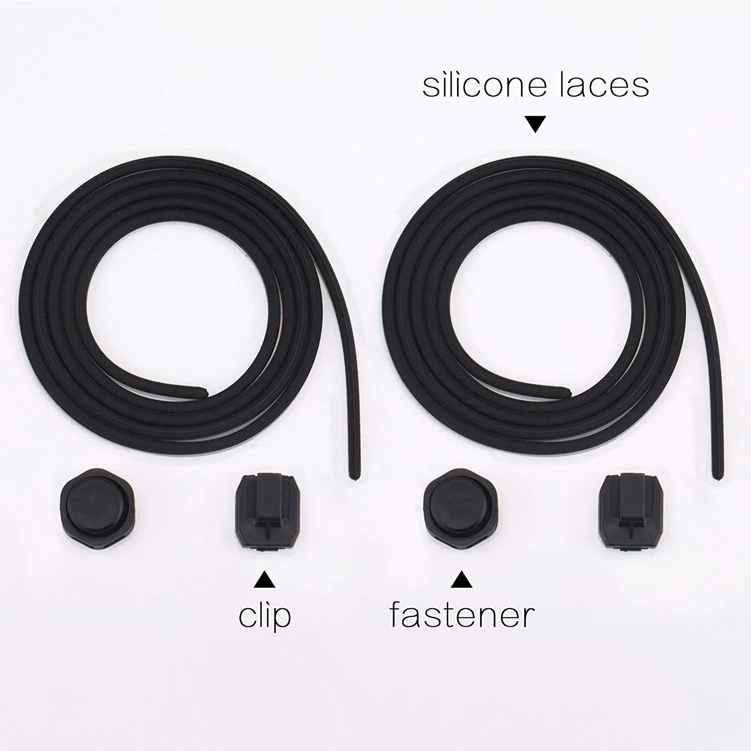 INMAKER No Tie Shoelaces for Kids and Adults, Lock Shoe Laces for Sneakers
