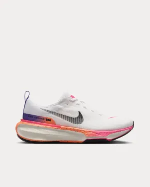 Invincible 3 White / Bright Mango / Hyper Pink / Black Running Shoes