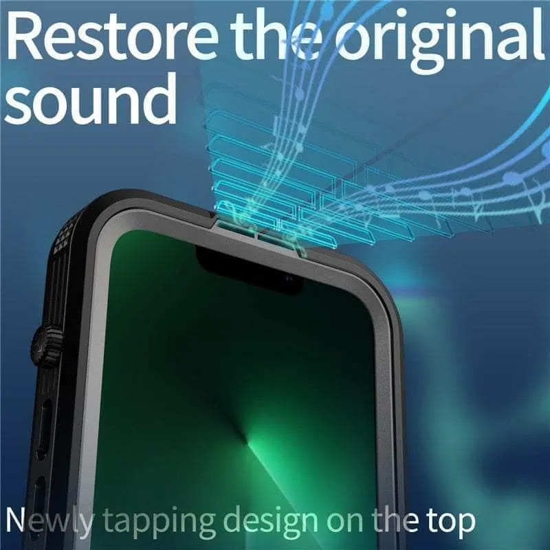 IP68 Waterproof iPhone 14 Pro Max Diving Wireless Charging Case