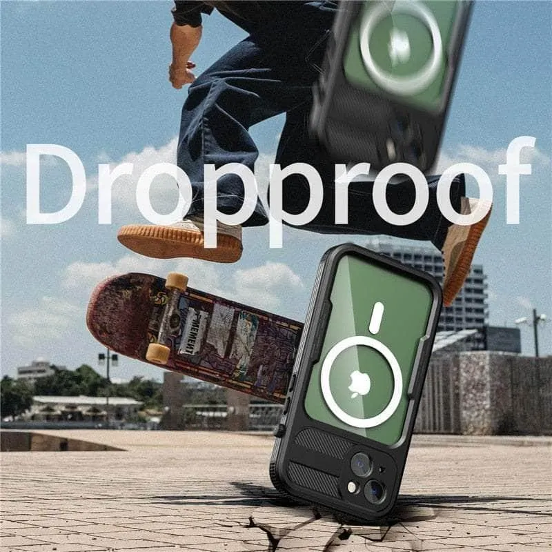 IP68 Waterproof iPhone 14 Pro Max Diving Wireless Charging Case