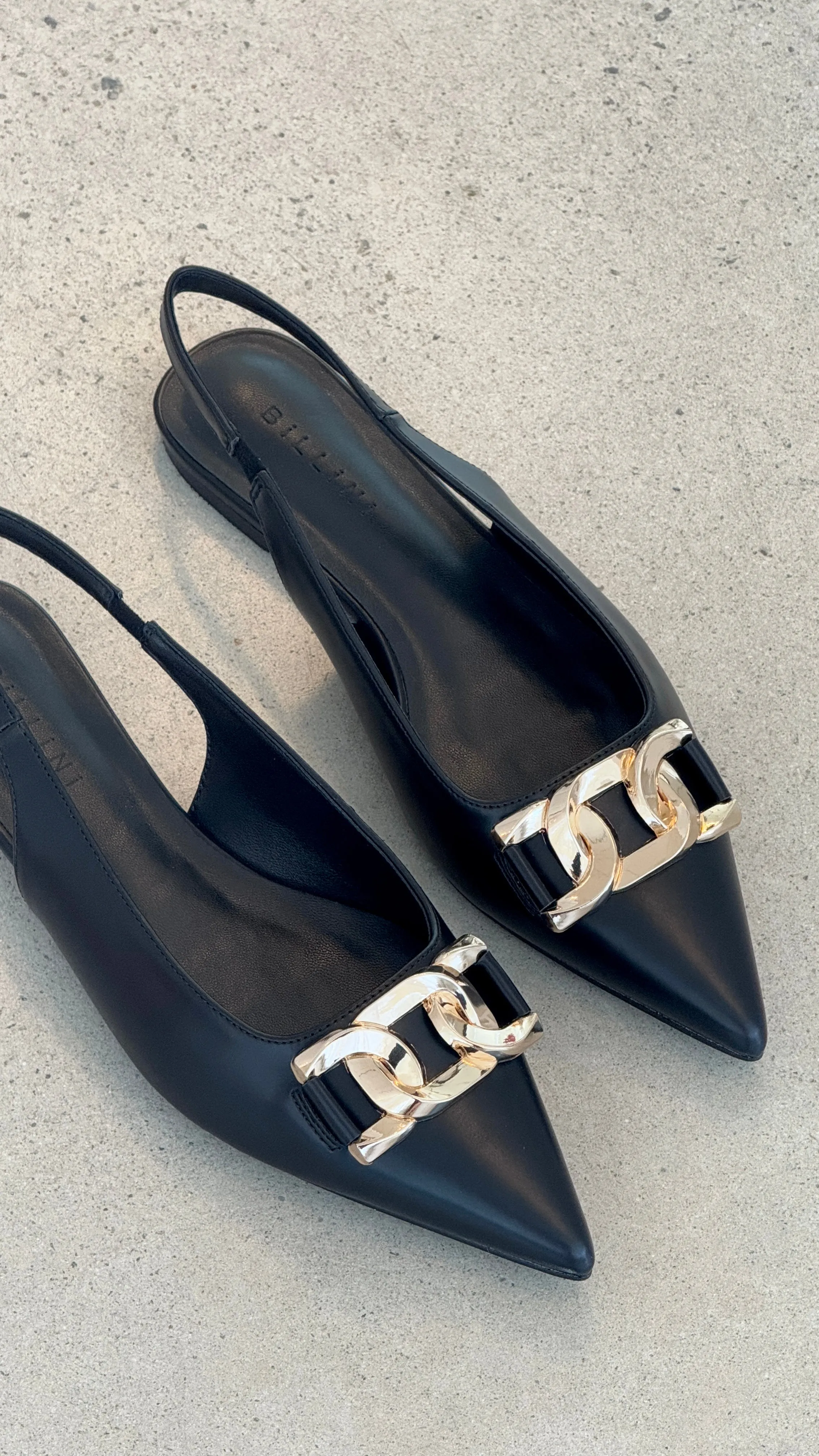Jane Ballet Flats - Black