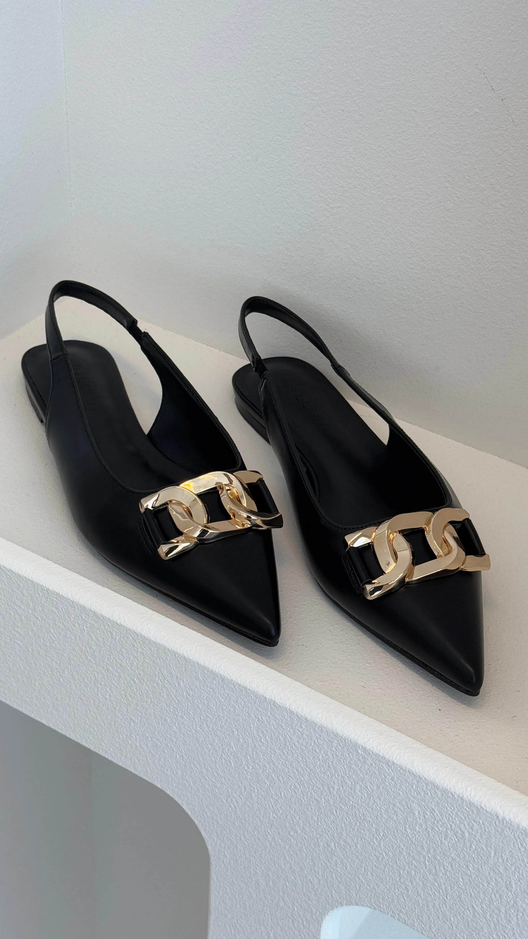 Jane Ballet Flats - Black