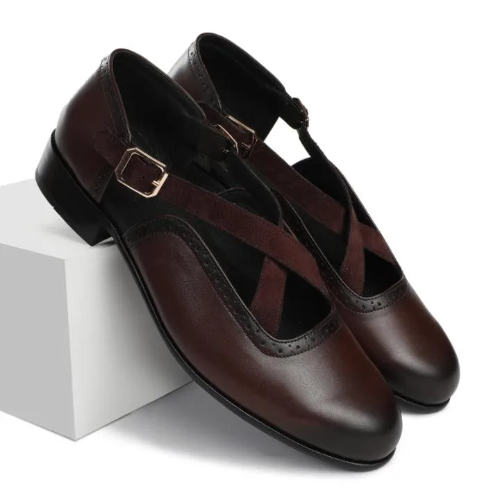 JORO | DARK TAN SANDAL SHOE