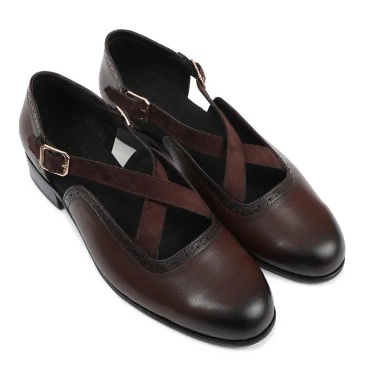 JORO | DARK TAN SANDAL SHOE