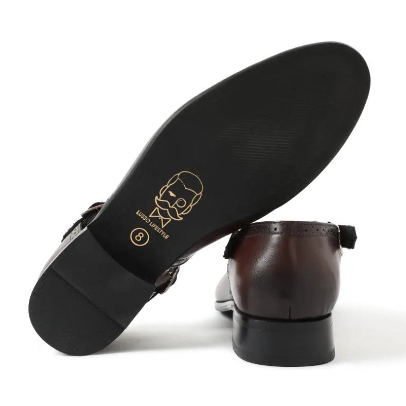 JORO | DARK TAN SANDAL SHOE