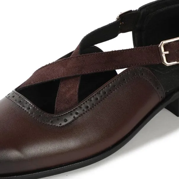 JORO | DARK TAN SANDAL SHOE