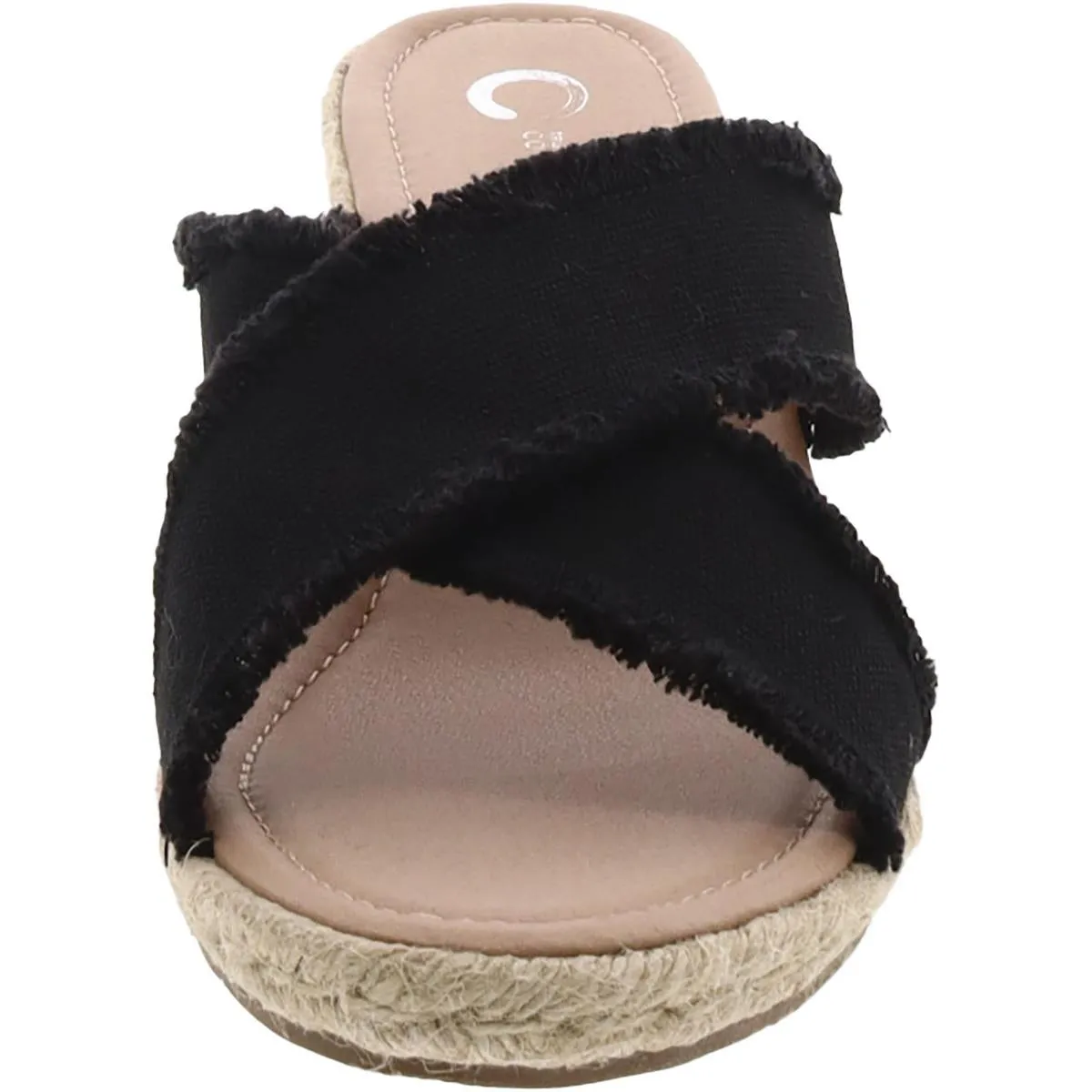 Journee Collection Womens Slip On Open Toe Espadrilles