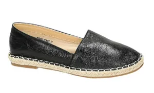 Jumex Raw Espadrilles – Black