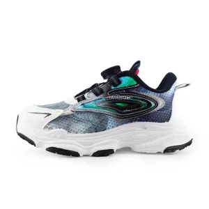 Kid's AirDisk Rotary buckle Sneakers D3031 Blue/Green/Black