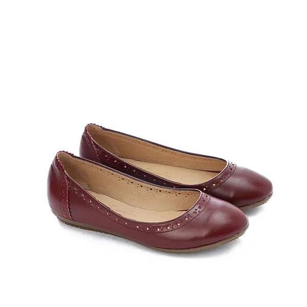 Leather Ballet Flats