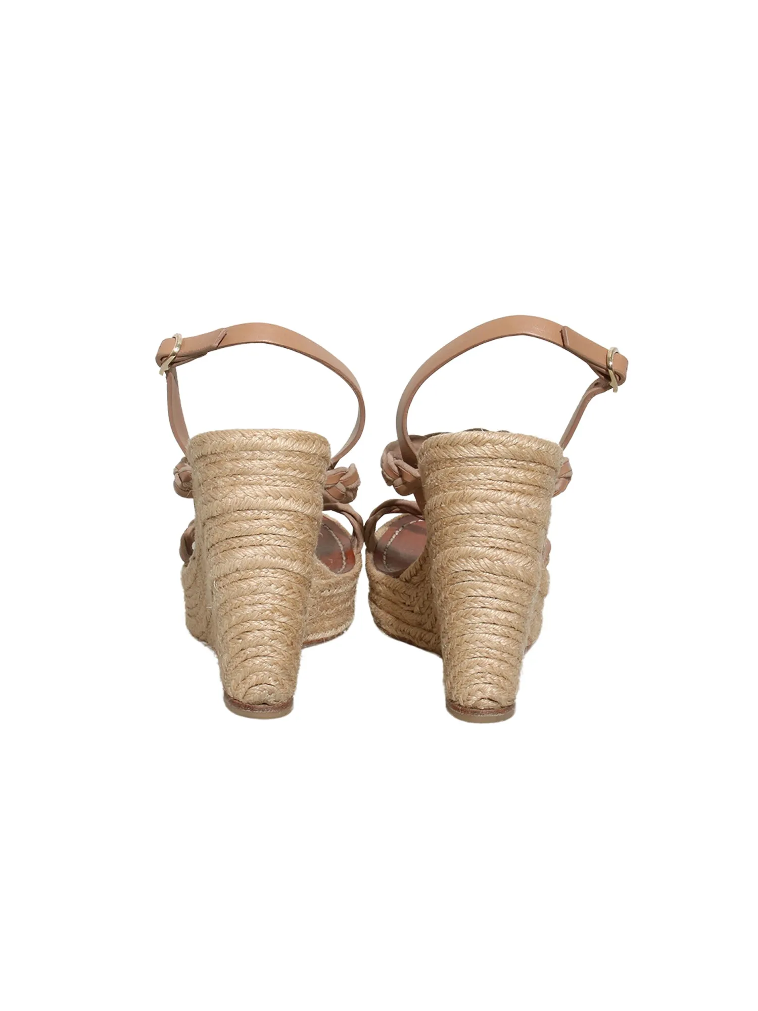 Leather Braided Espadrilles