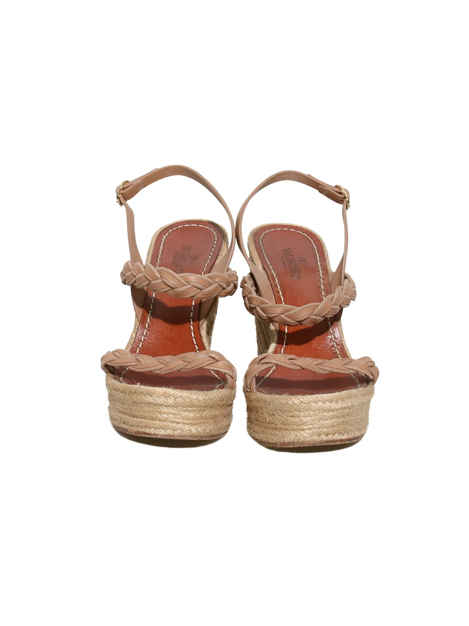 Leather Braided Espadrilles
